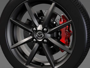 mazda mx 5 maita wheel 2017 3D Model