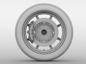 mazda mx 5 maita wheel 2017 3D Model