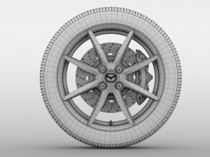 mazda mx 5 maita wheel 2017 3D मॉडल
