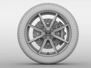 mazda mx 5 maita wheel 2017 3D Model