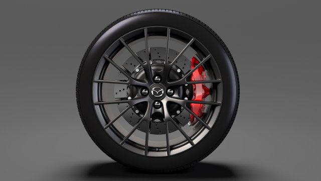 mazda roadster rs wheel 2017 Modello 3D .c4d .max .obj .3ds .fbx .stl .blend 