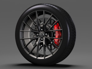 mazda roadster rs wheel 2017 Modello 3D