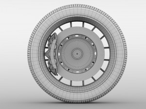 mazda roadster rs wheel 2017 Modello 3D