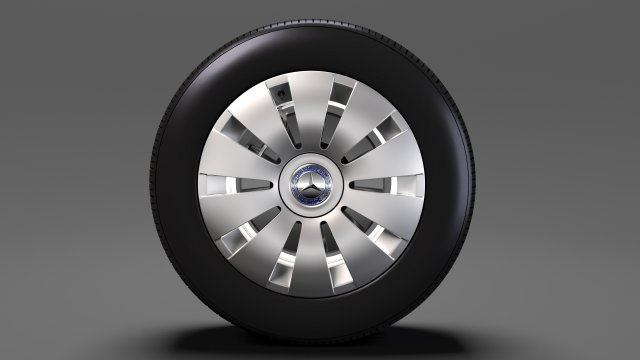 mercedes benz citan van wheel 2017 3D मॉडल .c4d .max .obj .3ds .fbx .stl .blend 