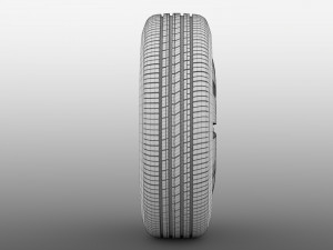 mercedes benz citan van wheel 2017 3D मॉडल