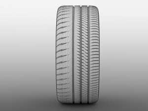 mercedes benz maybach 2017 wheel 3D Model