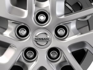 nissan nv combi wheel 2017 3D Model