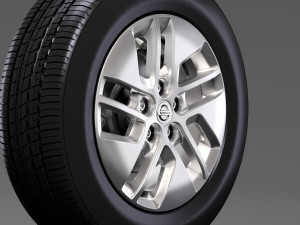 nissan nv combi wheel 2017 3D Model