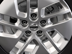 nissan nv combi wheel 2017 3D Model
