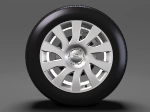 ruota per furgone nissan nv300 2017 Modello 3D