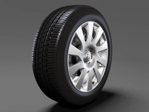 nissan nv300 van wheel 2017 3D Model