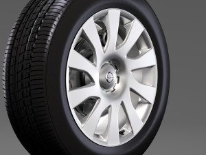 nissan nv300 van wheel 2017 3D-Modell