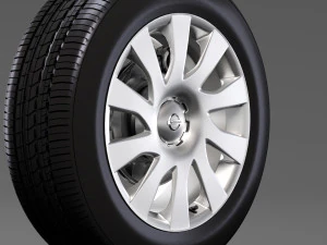 nissan nv300 van wheel 2017 3D Model