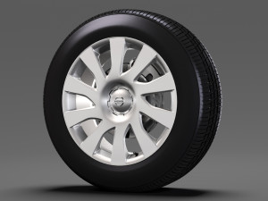 nissan nv300 van wheel 2017 3D-Modell