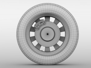 nissan nv300 van wheel 2017 3D-Modell