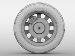 nissan nv300 van wheel 2017 3D Model