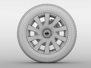 nissan nv300 van wheel 2017 3D-Modell