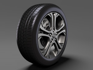opel ampera e wheel 2018 Model 3D