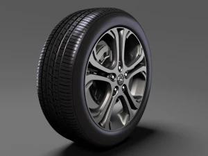 opel ampera e wheel 2018 3D Model