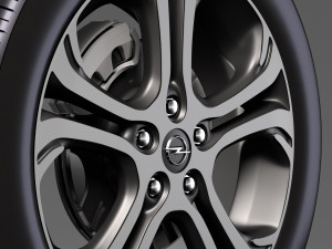 opel ampera e wheel 2018 Model 3D