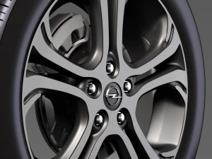 opel ampera e wheel 2018 3D Model