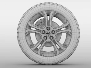 opel ampera e wheel 2018 3D Model