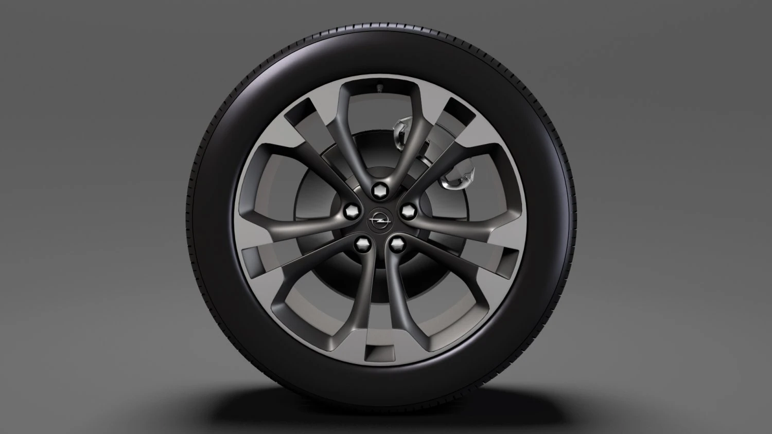opel cascada wheel 2017 3D Model .c4d .max .obj .3ds .fbx .stl .blend 