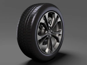 opel cascada wheel 2017 3D Model