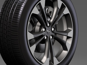 opel cascada wheel 2017 3D मॉडल