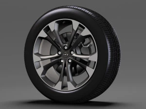 opel cascada wheel 2017 3D Model
