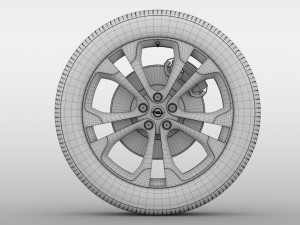 opel cascada wheel 2017 3D मॉडल