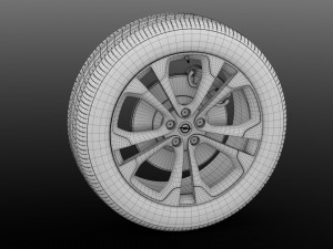opel cascada wheel 2017 3D मॉडल