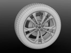 opel cascada wheel 2017 3D Model