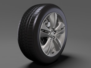 opel combo tour wheel 2017 3D Модель