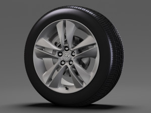 opel combo tour wheel 2017 3D Модель