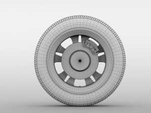 opel combo tour wheel 2017 3D Модель