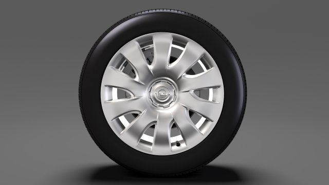 opel combo wheel 2015 3D Модель .c4d .max .obj .3ds .fbx .stl .blend 