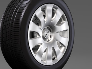opel combo wheel 2015 3D Модель