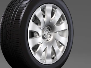 opel combo wheel 2015 3D Model