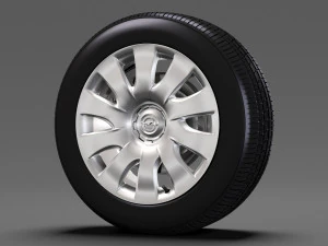 opel combo wheel 2015 3D Model