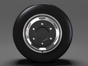 opel movano van wheel 2017 3D 모델