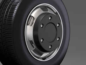 opel movano van wheel 2017 3D मॉडल