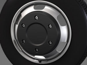 opel movano van wheel 2017 3D मॉडल