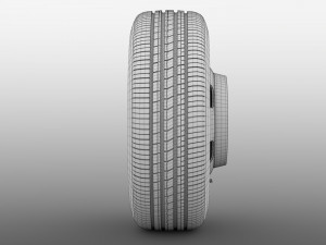 opel movano van wheel 2017 3D मॉडल
