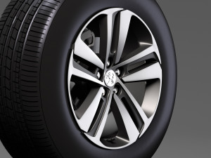 peugeot expert 2017 wheel 3D मॉडल