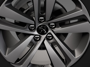 peugeot expert 2017 wheel 3D मॉडल