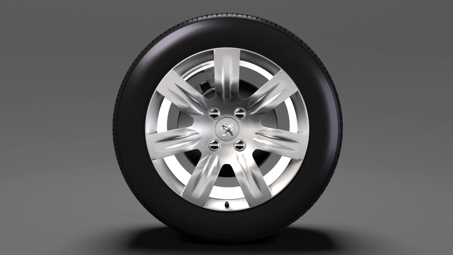 peugeot partner tepee wheel 2017 3D Model .c4d .max .obj .3ds .fbx .stl .blend