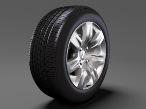 peugeot partner tepee wheel 2017 Modello 3D