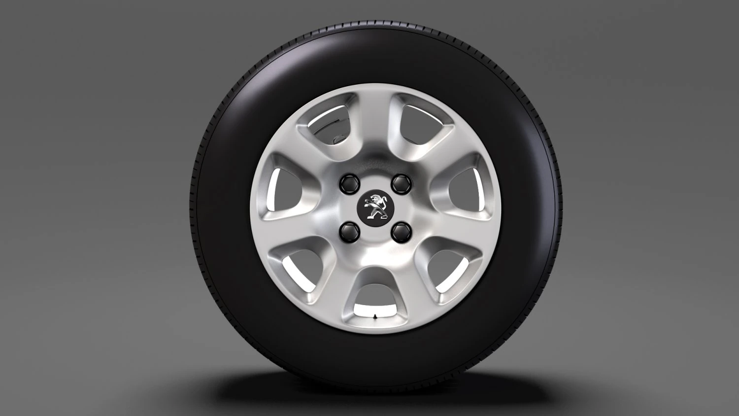 peugeot partner van wheel 2017 3D Model .c4d .max .obj .3ds .fbx .stl .blend
