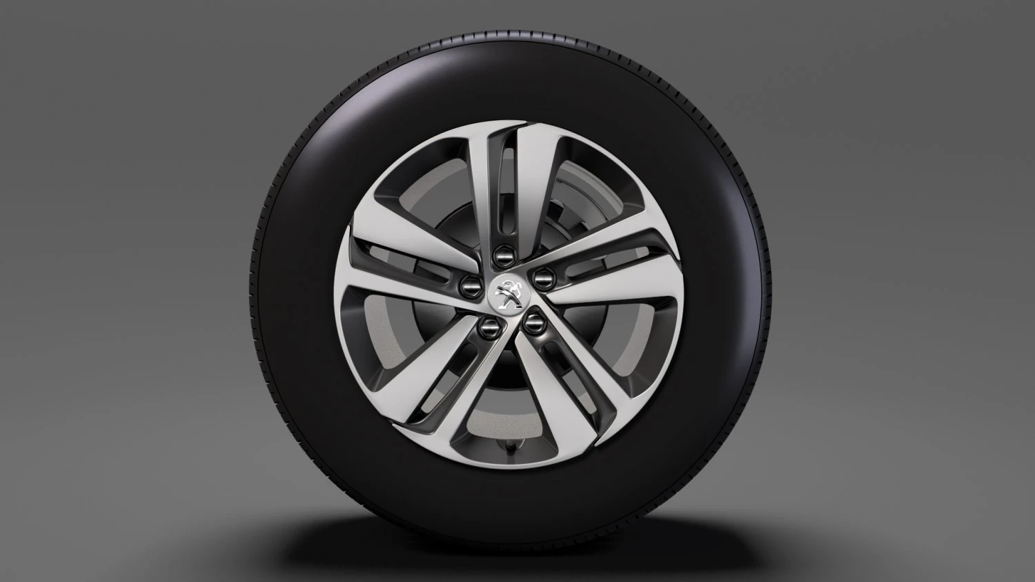 peugeot traveller wheel 2017 3D Model .c4d .max .obj .3ds .fbx .stl .blend